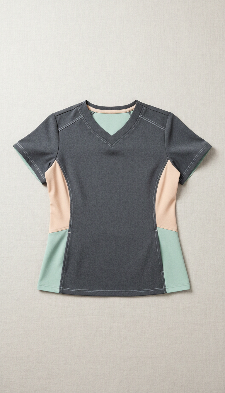 Signature Performance Scrub Top