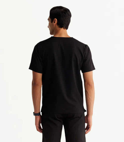 K-Performance V-Neck Men Scrub Set -Black