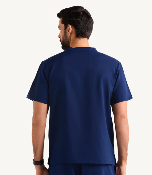 K-Performance Mandarin Men Scrub Set – Navy Blue