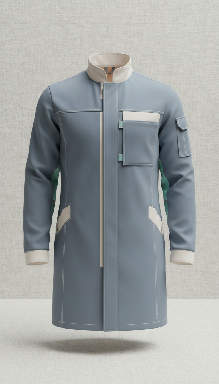 Modern Utility Lab Coat