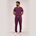 Kalvantis Comfort Men's Scrub Set - Wine