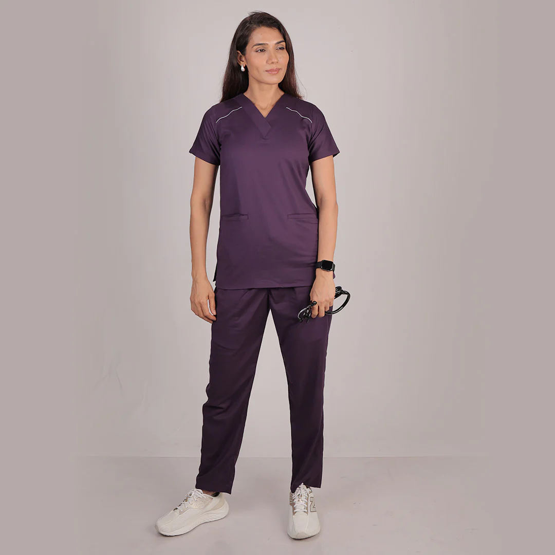 Kalvantis Apex Women's Scrub Set - Purple