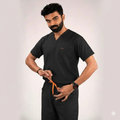 Kalvantis Comfort Men's Scrub Set - Black