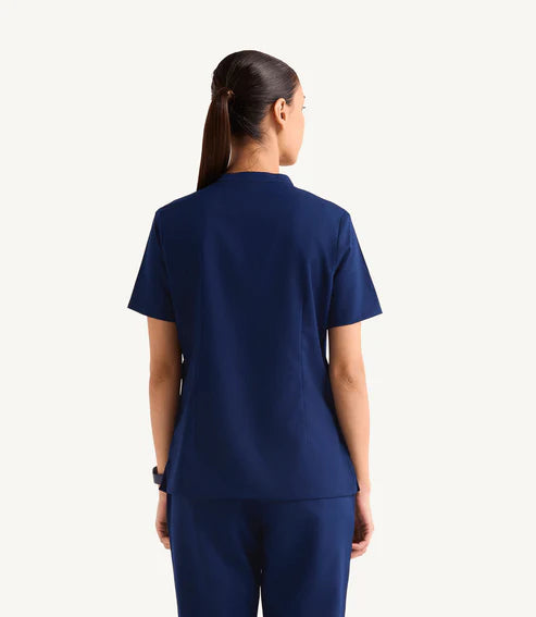 K-Performance Mandarin Women Scrub Set – Navy Blue